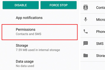 Check app configuration and permissions