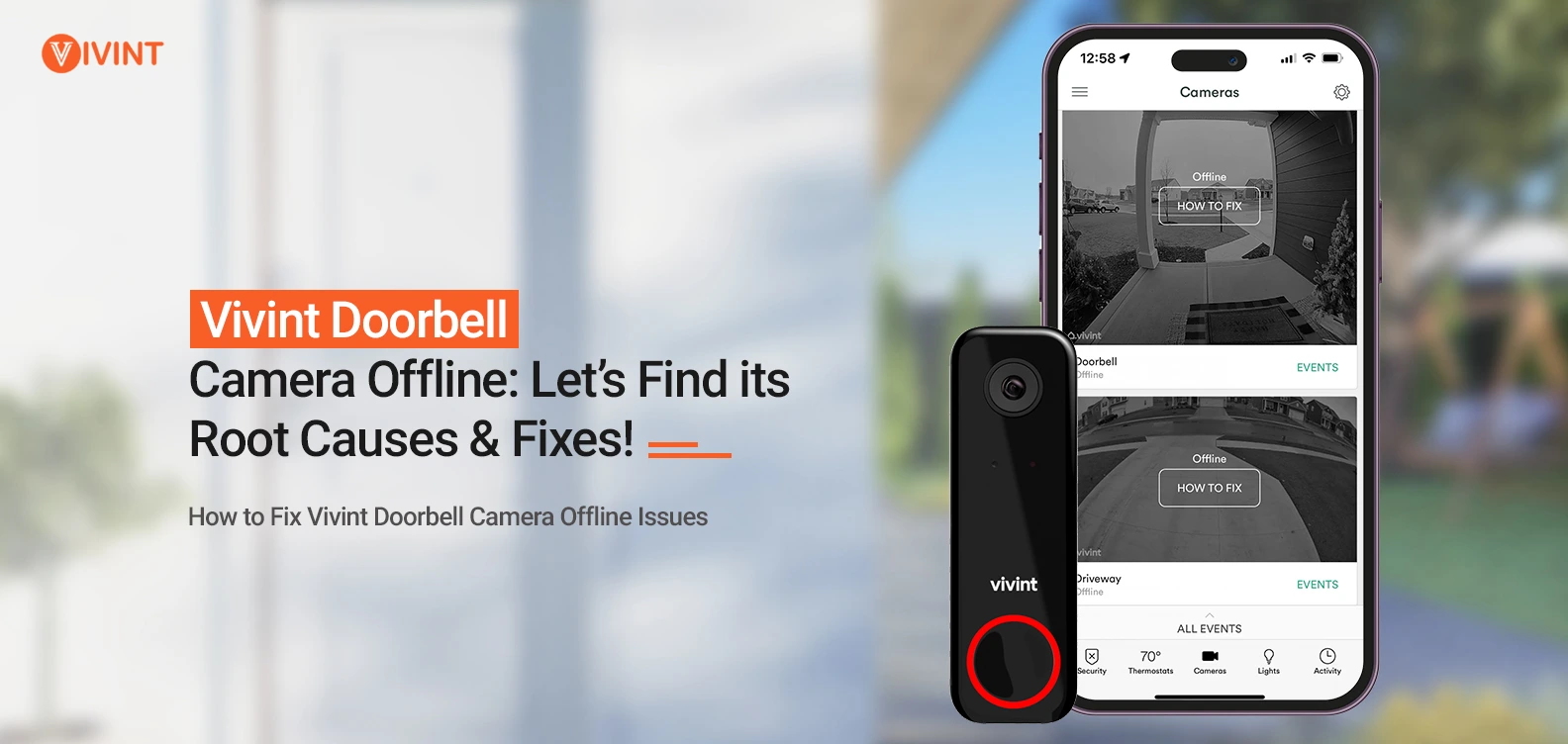 Vivint Doorbell Camera Offline